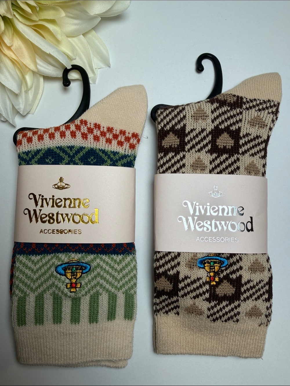 VIVIENNE WESTWOOD | Cotton Wool Blend Crew Socks - NWT